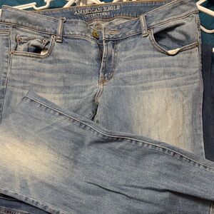American Eagle Outfitters Light Blue Boyfriend Jeans